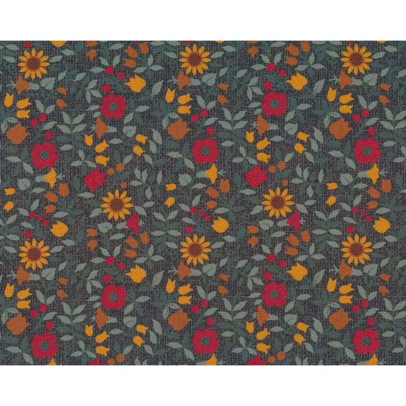 Patchworkstoff QUILTER BARN PRINTS 2, Blumen, Benartex