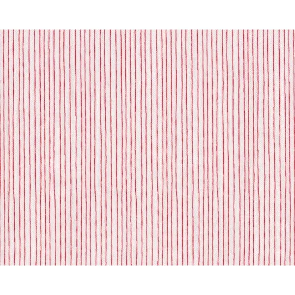 Patchworkstoff QUILTERS BASIC PERFECT, schmale Streifen, rot-gebrochenes weiß