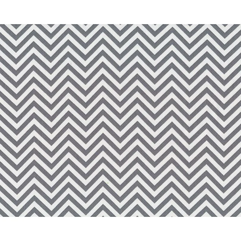 Patchworkstoff REMIX, schmale Chevron-Zacken, grau-weiß