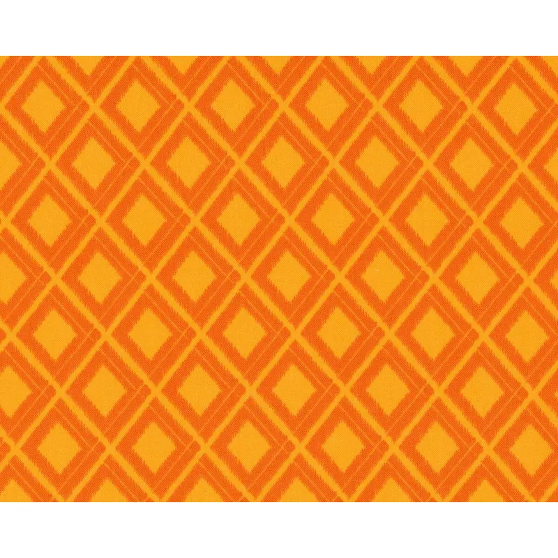 Patchworkstoff SIMPLY COLORFUL, Rautenmuster, orange-dunkles orange, Moda Fabrics