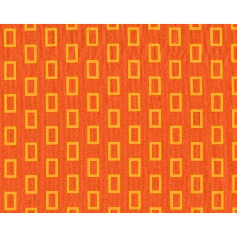 Patchworkstoff SIMPLY COLORFUL, Rechtecke, dunkles orange, Moda Fabrics