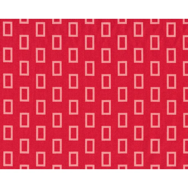 Patchworkstoff SIMPLY COLORFUL, Rechtecke, rot, Moda Fabrics