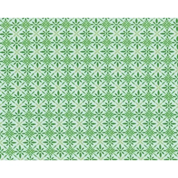 Patchworkstoff SOLSTICE, Blüten-Rauten-Gitter, hellblau, Moda Fabrics