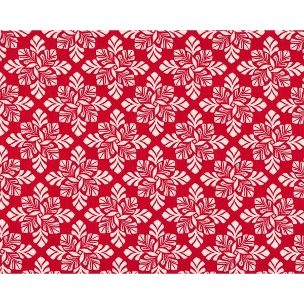 Patchworkstoff SOLSTICE, Rauten-Blüten, rot, Moda Fabrics