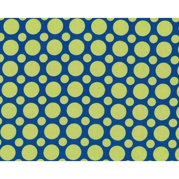 Patchworkstoff SPOT ON MIX, Punkte-Design, apfelgrün-blau