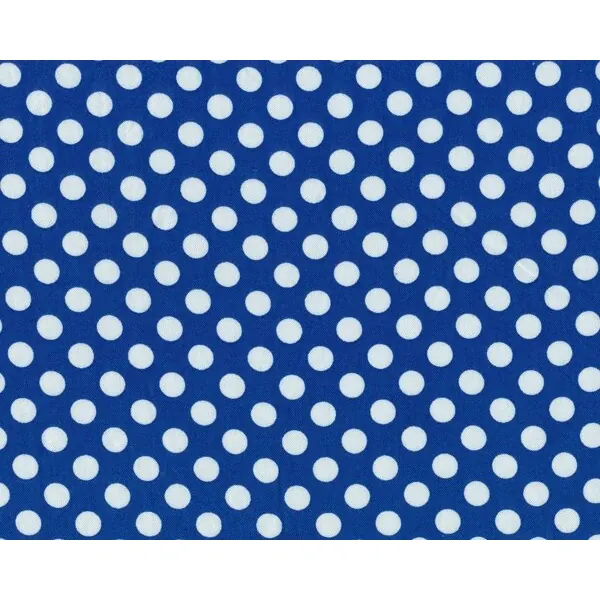 Patchworkstoff SPOT ON, regelmäßige Punkte, blau-weiß