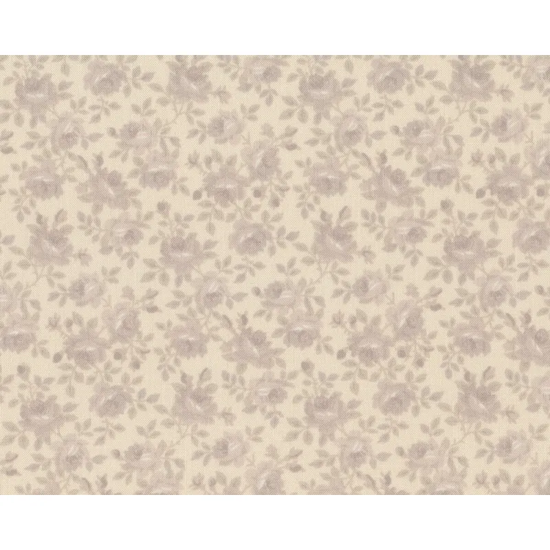 Patchworkstoff SWEET BLEND PRINTS, Hecken-Röschen, hellbeige-natur, Moda Fabrics