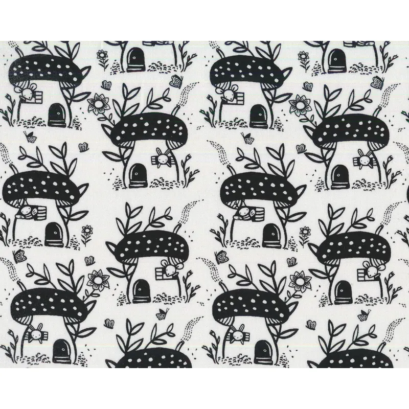 Patchworkstoff THOSE WHO WANDER, Pilzhäuschen, Dear Stella