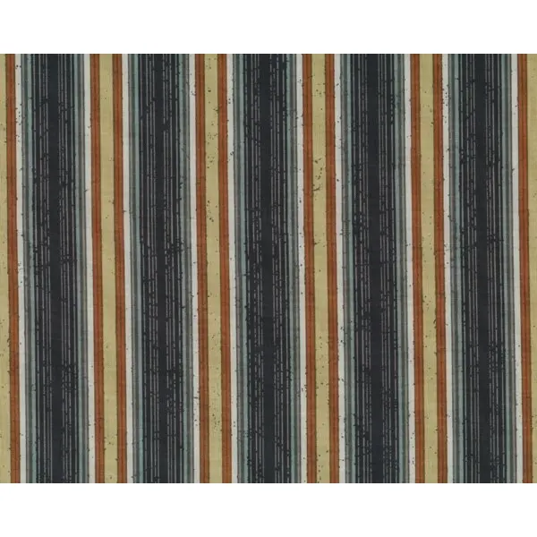 Patchworkstoff VAGABOND CAMEL BLANKET, Streifen, schwarz-schilfgrün