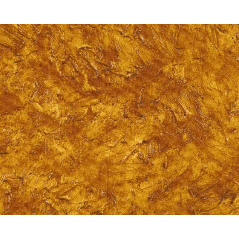 Patchworkstoff VINCENT VAN GOGH, Iris-Feld bei Arles, Hintergrund, goldbraun-hellbraun