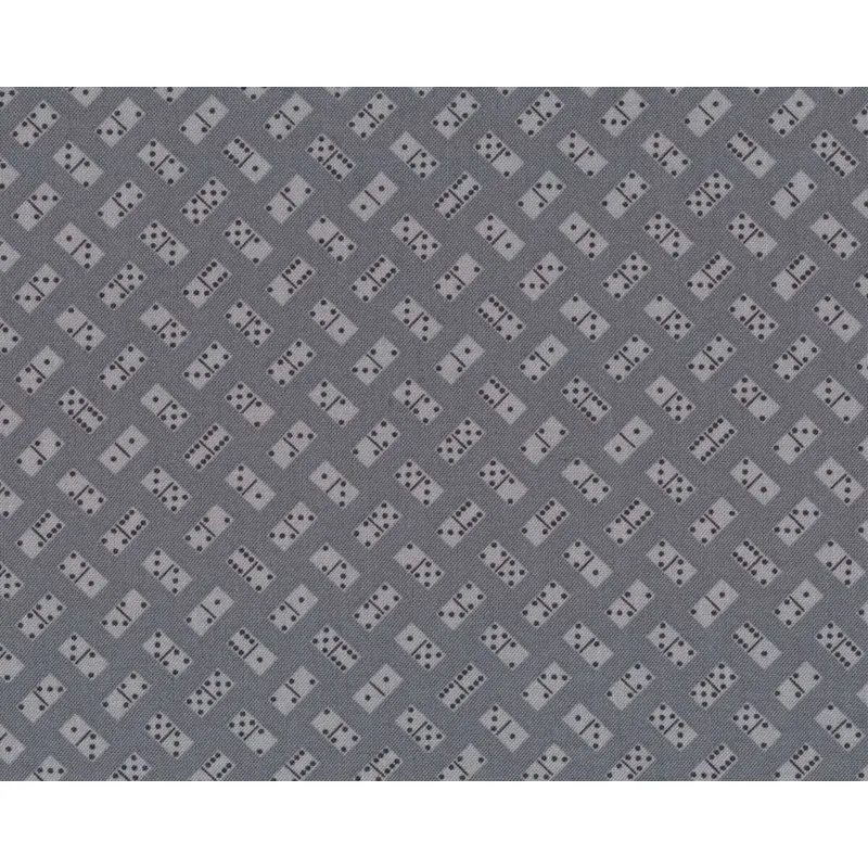 Patchworkstoff VINTAGE, Dominosteine, grau, Modern Quilt Studio