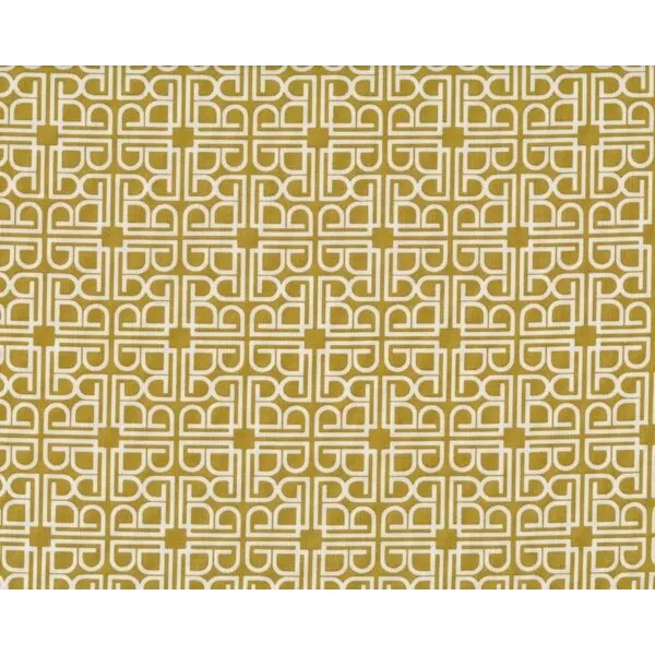Patchworkstoff "World Tour" mit spanischem Kreuz-Ornament-Muster, gedecktes limette