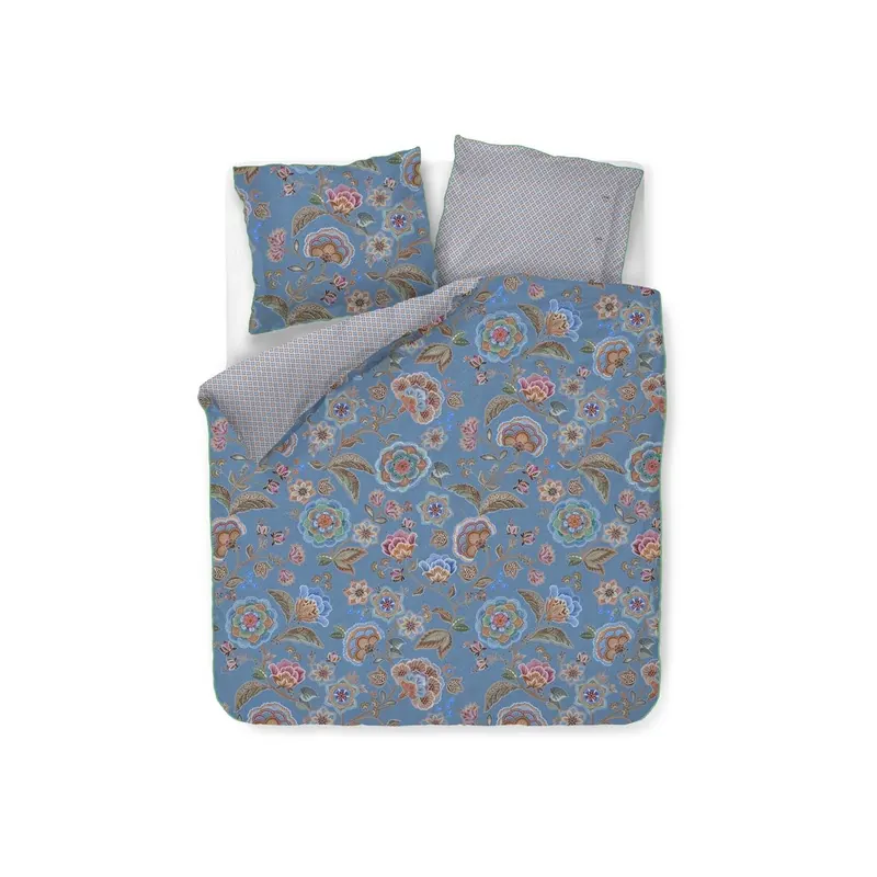 PiP Studio Bettwäsche Matata Blue 200x200 blau