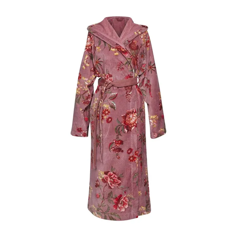 PiP Studio Heimtextilie Ba mantel Secret Gar n Bathrobe_Mauve_UV_UV_XS XS 1 Ba mantel rosa