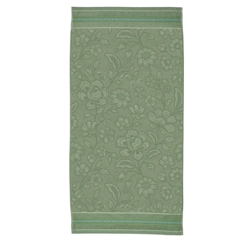PiP Studio Heimtextilie Duschtuch Jasmin Jacquard Green 70x140 grün