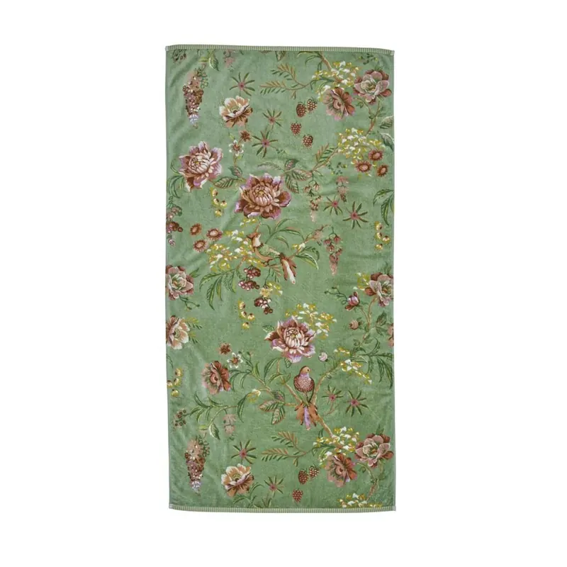 PiP Studio Heimtextilie Duschtuch Secret Gar n_Green_UV_UV_70x140 1 Duschtuch 70 x 140 cm grün