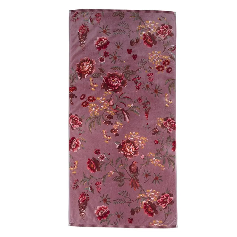 PiP Studio Heimtextilie Duschtuch Secret Gar n_Mauve_UV_UV_70x140 1 Duschtuch 70 x 140 cm rosa