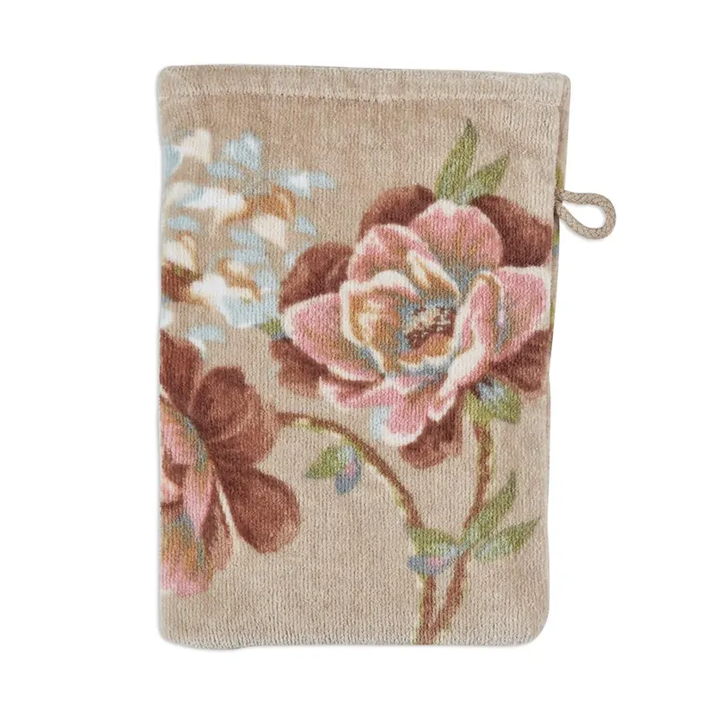 PiP Studio Heimtextilie Waschlappen Secret Gar n Khaki Set a 3 Stk 16x22 natur