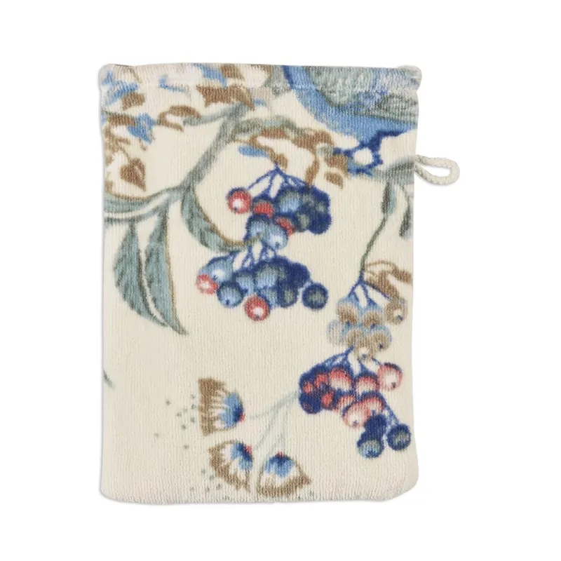 PiP Studio Heimtextilie Waschlappen Secret Gar n WhiteBlue Set a 3 Stk 16x22 blau