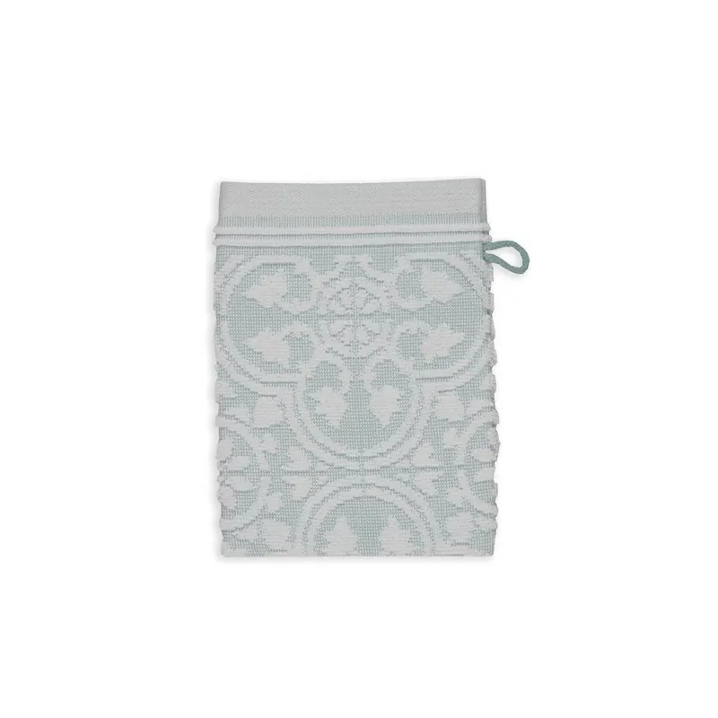 PiP Studio Heimtextilie Waschlappen Tile Pip_Light Blue_UV_UV_16x22 3 x Waschlappen 16 x 22 cm blau