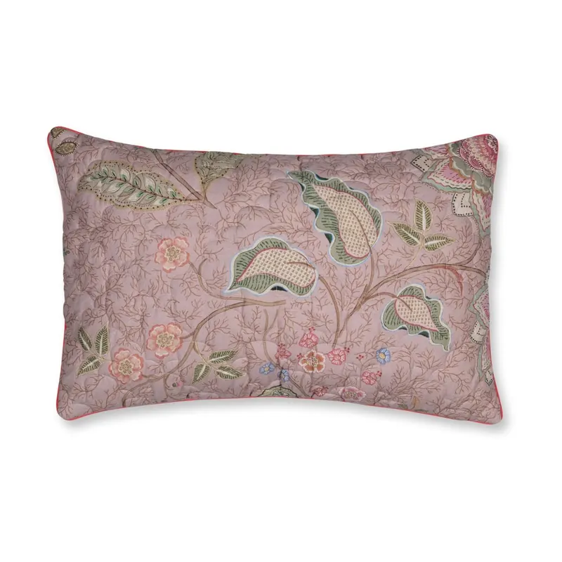 PiP Studio Kissen ko PIP Mumabi Morning Quilted Pink 70 cm x 45 cm rosa