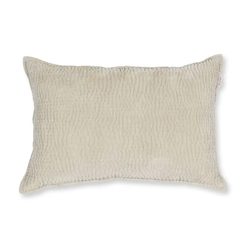 PiP Studio Kissen ko PIP Velvet Sky Sand Sand 60 cm x 40 cm natur
