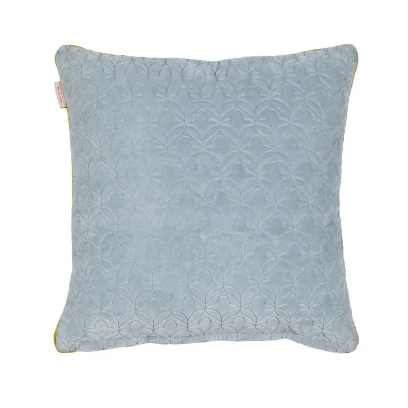 PiP Studio Kissen ko Quilty Dreams_Blue Green_UV_UV_45x45 1x 1 Zier 45x45 cm blau