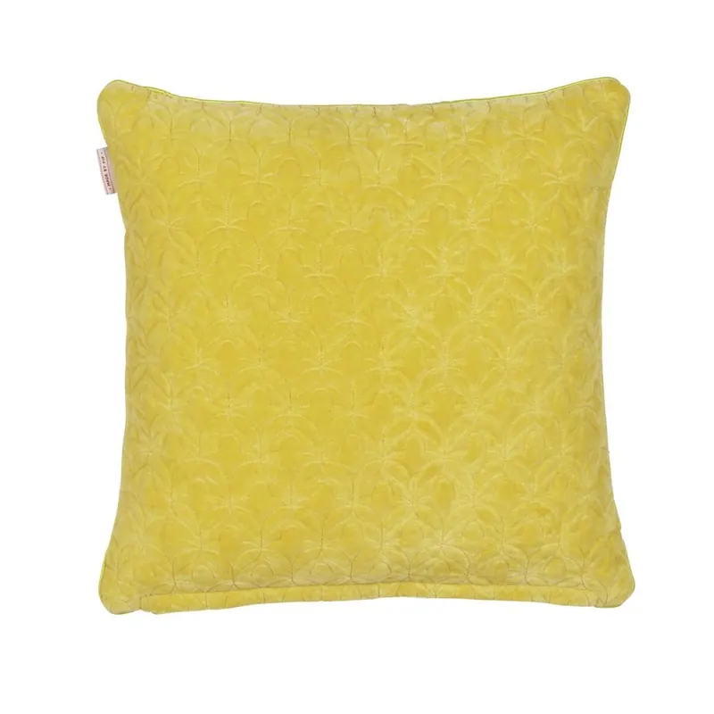 PiP Studio Kissen ko Quilty Dreams_Bright Yellow_UV_UV_45x45 1x 1 Zier 45x45 cm gelb