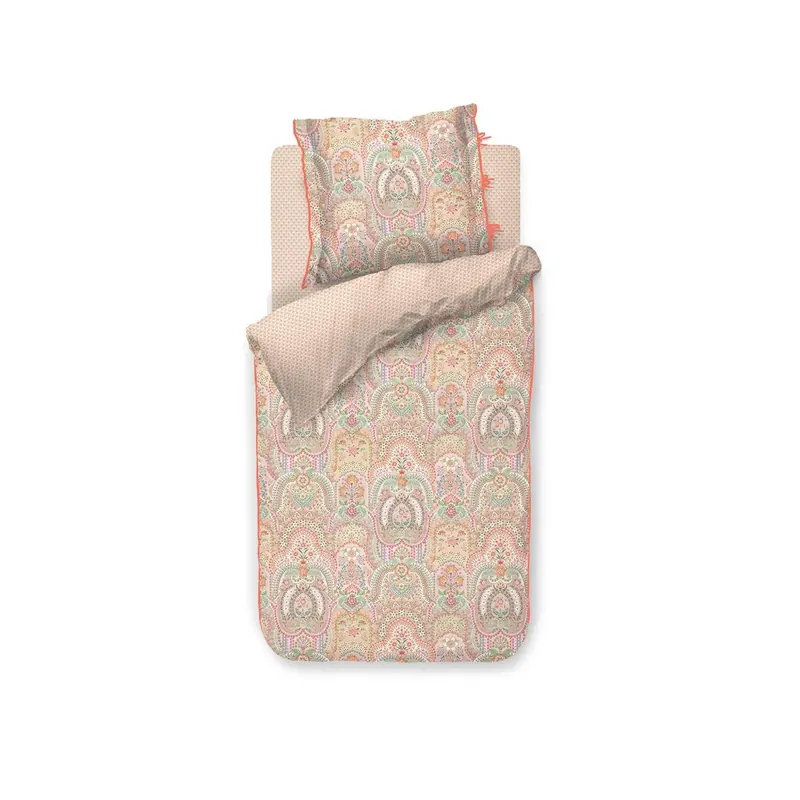 PiP Studio Kissenbezug Jabali Flower Coral 40x80 orange