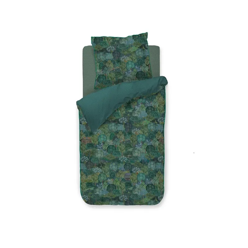 PiP Studio Kissenbezug Jardin Noche Dark Blue 80x80 blau