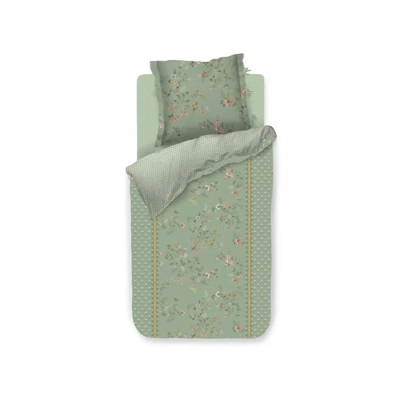 PiP Studio Kissenbezug Kili Flower Green 80x80 grün