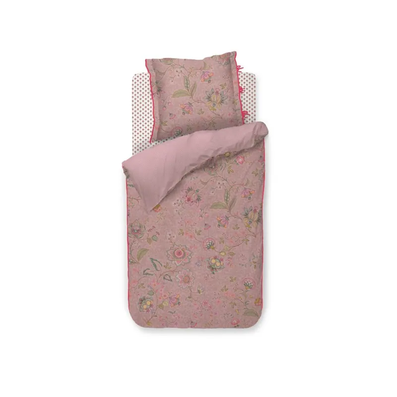 PiP Studio Perkal Bettwäsche PIP Mumbai Morning Pink 200 cm x 200 cm rosa