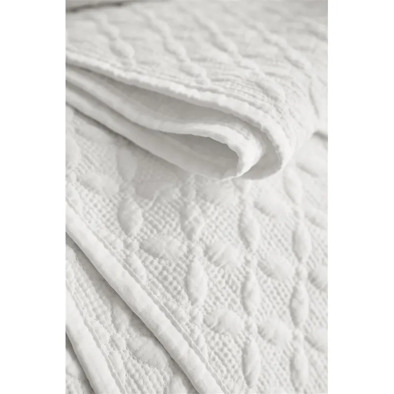 PiP Studio Tagesdecke PIP Yuna Throw Off-white Cremefarben 240 cm x 260 cm natur