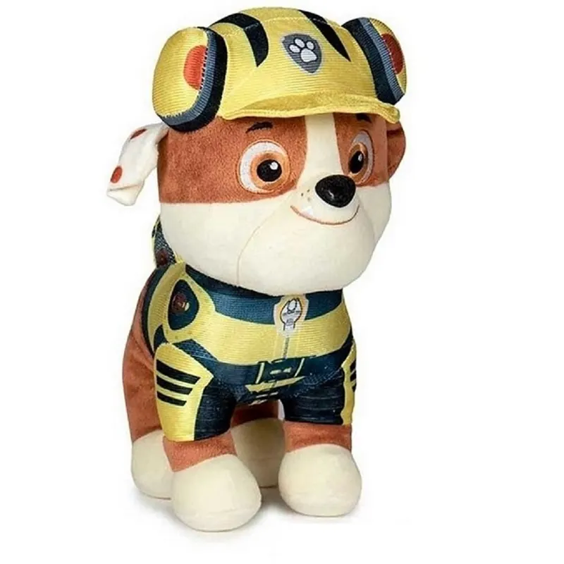 Plüsch Paw Patrol Kuscheltier Paw Patrol Plüschtier 27 cm Paw Patrol Rubble gelb