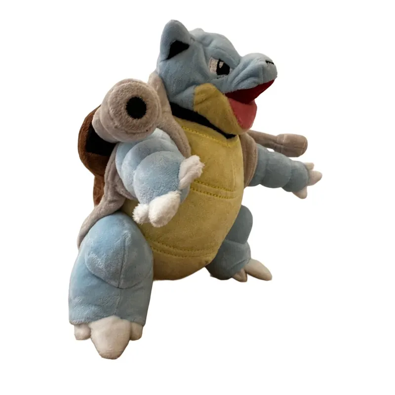 Pokemon Turtok 25 cm Kuscheltier Plüschtier Stofftier Weitentwicklung Schiggy Anime Kawaii Plush Stofftier Cute Plushie Halloween Weihnachten Geschenke für Kinder