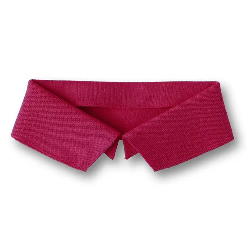 Polokragen zum Annähen POLO ME UNI, fuchsia, Albstoffe
