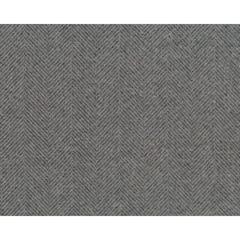 Polsterstoff mit Wollgriff CARNEGIE, Fischgrat-Streifen, steingrau