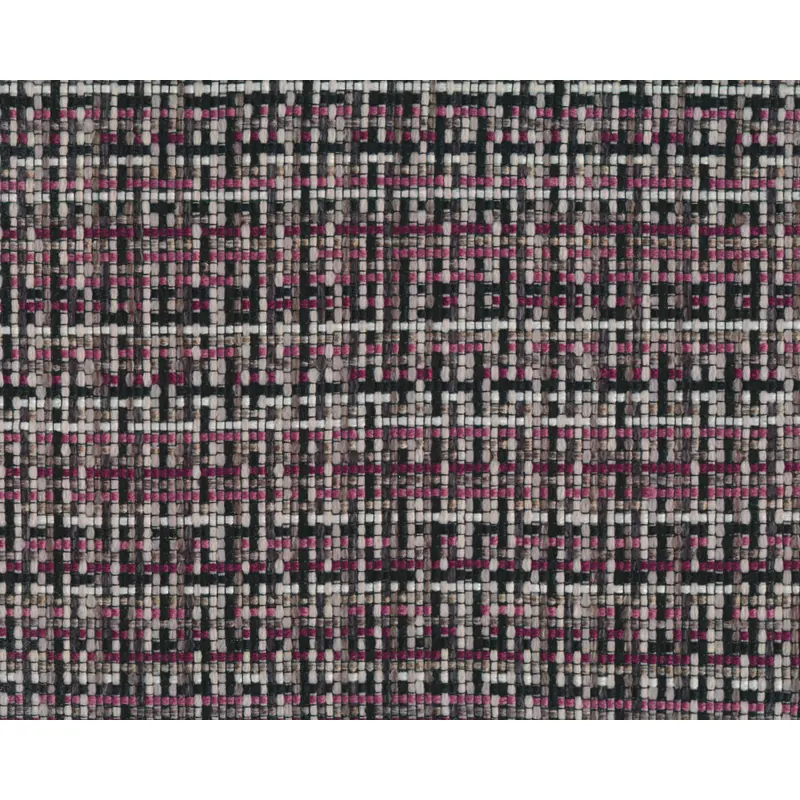 Polsterstoff MOSAICO, Flechtstruktur, fuchsia