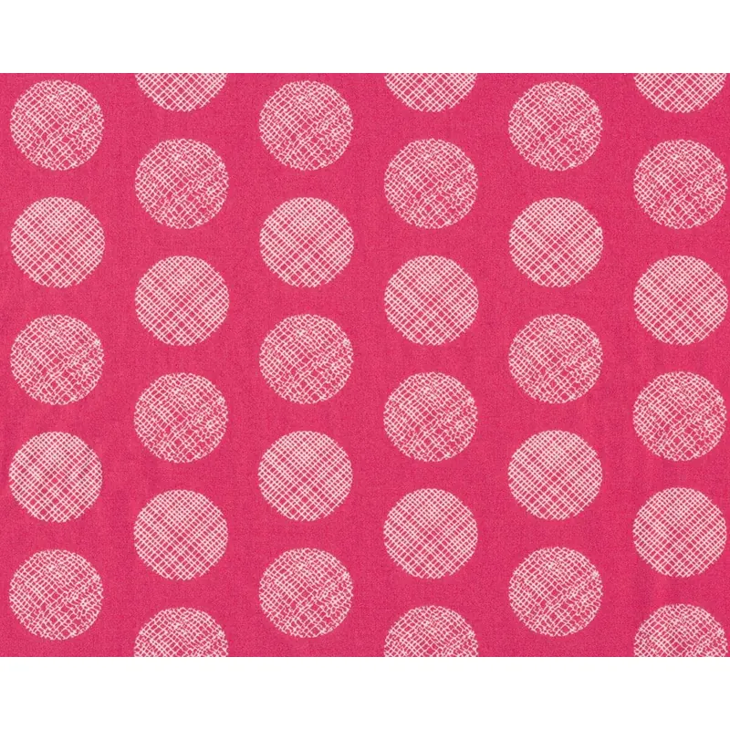 Popeline-Patchworkstoff CHROMATICS, Raster-Kreise, pink