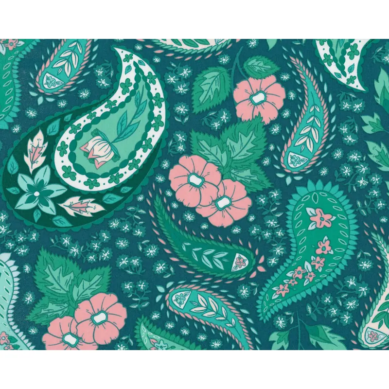 Popeline-Patchworkstoff FLOWERETTE, Paisleys, Art Gallery
