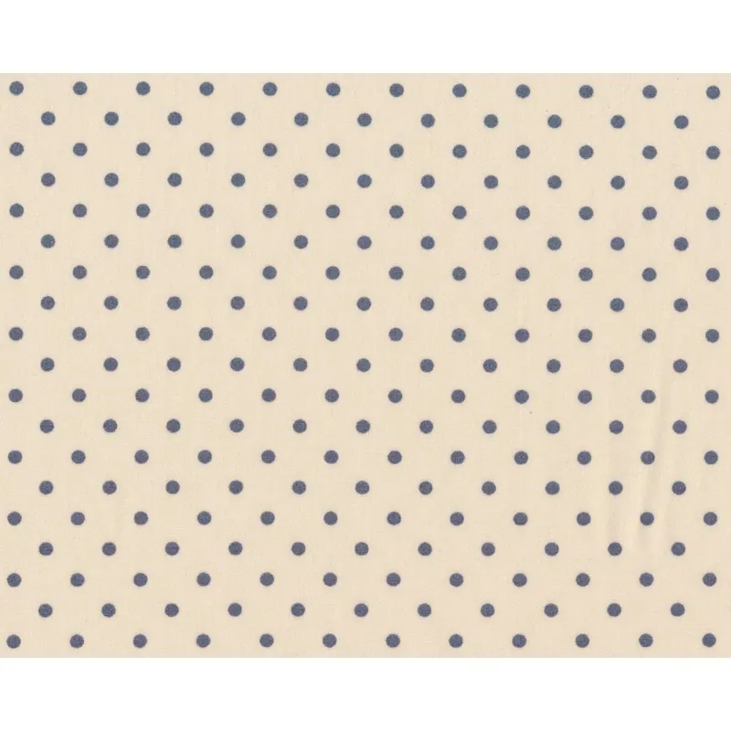 Popeline-Patchworkstoff LES PETITS, Punkte, hellbeige