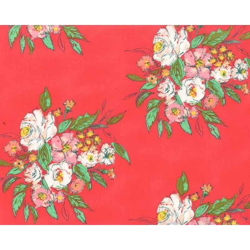Popeline-Patchworkstoff SIGNATURE, Blumensträuße, Art Gallery