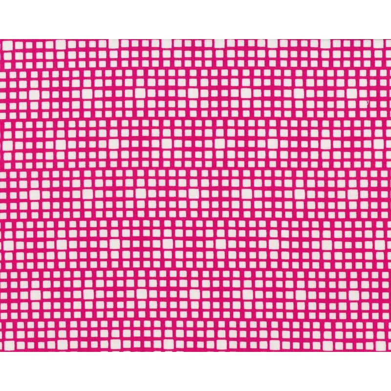 Popeline-Patchworkstoff SQUARED ELEMENTS, Quadrat-Optik, fuchsia, Art Gallery