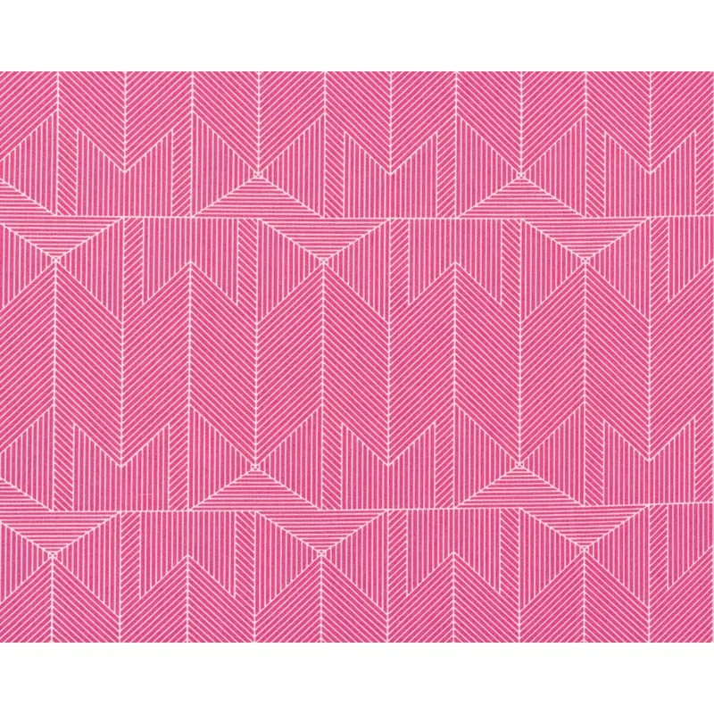 Popeline-Patchworkstoff WONDERFUL THINGS, Fischgrat-Geometrie, pink