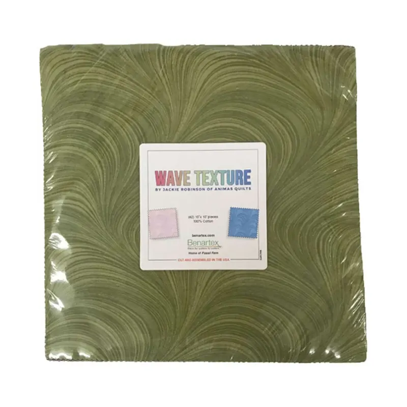 Precuts Layer Cake WAVE TEXTURE, Jackie Robinson, Benartex