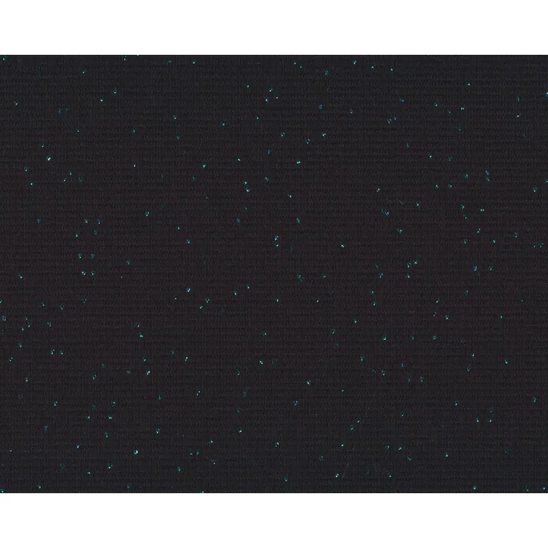 Rippen-Strickjersey AREX, Glitter, marineblau, Hilco