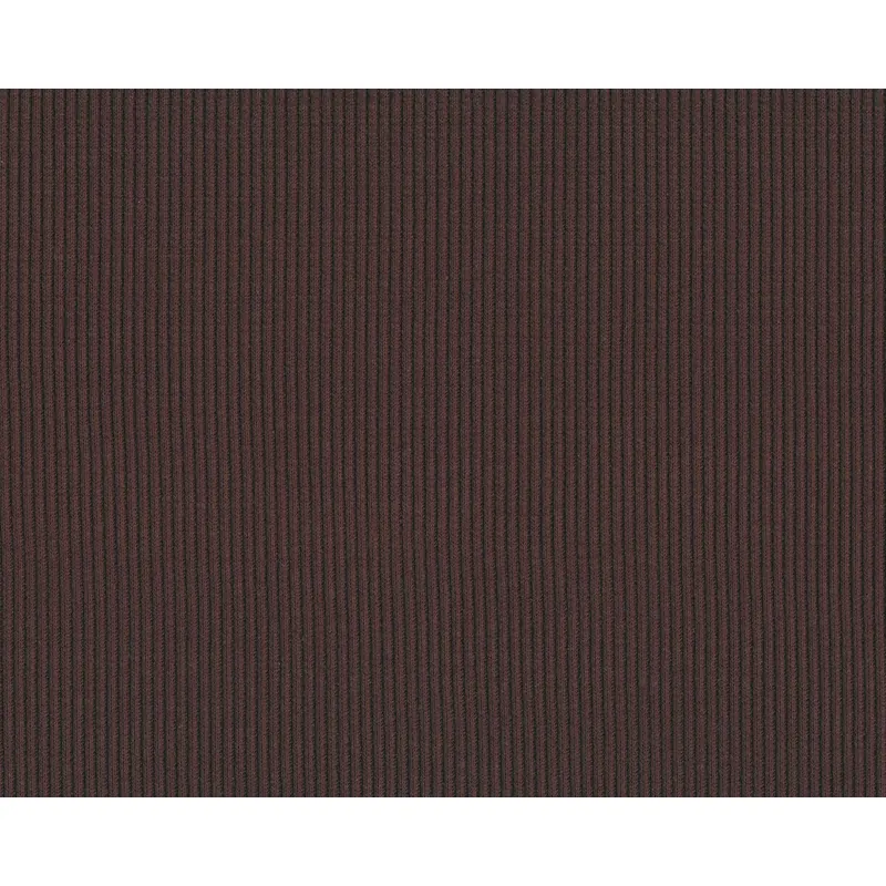 Rippenjerseystoff aus Baumwolle UNI RIB, dunkelbraun