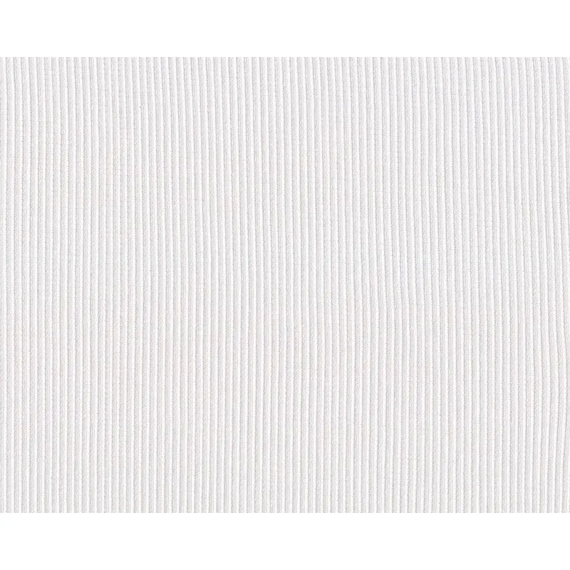 Rippenjerseystoff aus Baumwolle UNI RIB, gebrochenes weiß