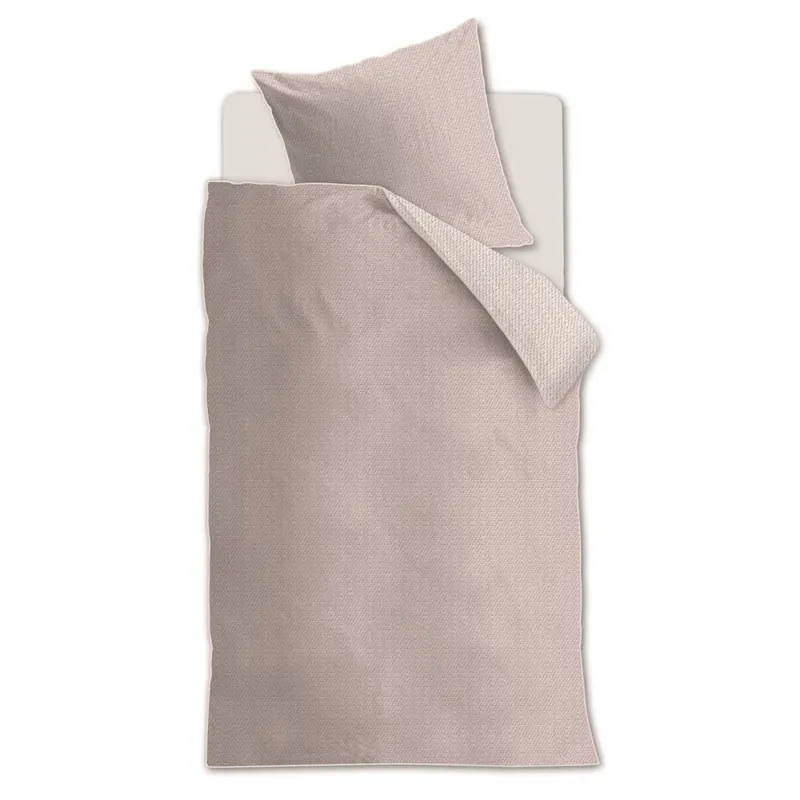 Rivièra Maison Bettwäsche Bambu_Soft Pink_ _UV_155x220 + 1x 1 , 1 155 x 220 cm, 80 x 80 cm rosa