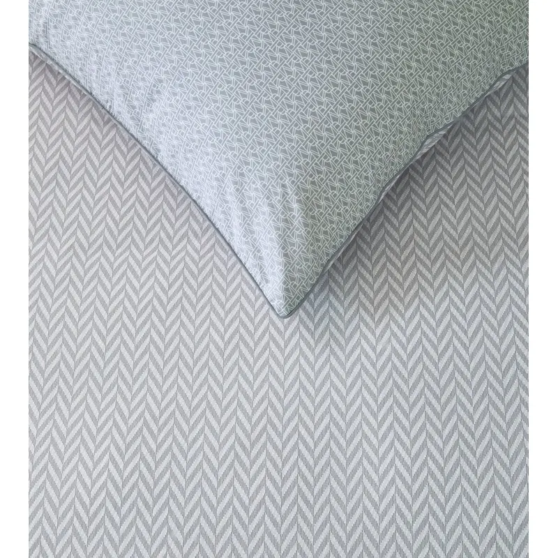 Rivièra Maison Bettwäsche Clayton 155 x 220 cm + 1x 80 x 80 cm Natur